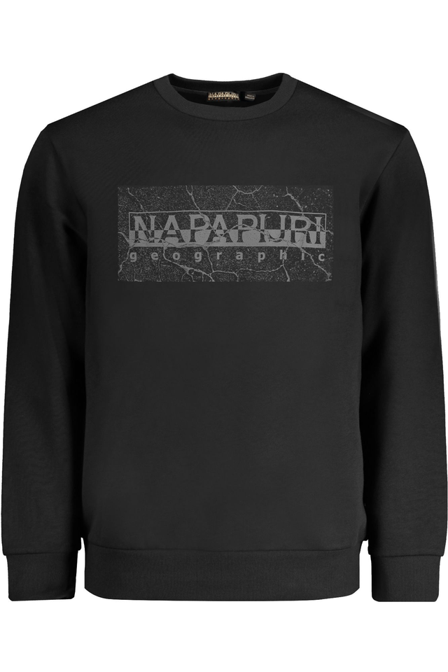 9925NAPAPIJRI FELPA SENZA ZIP UOMO NERO