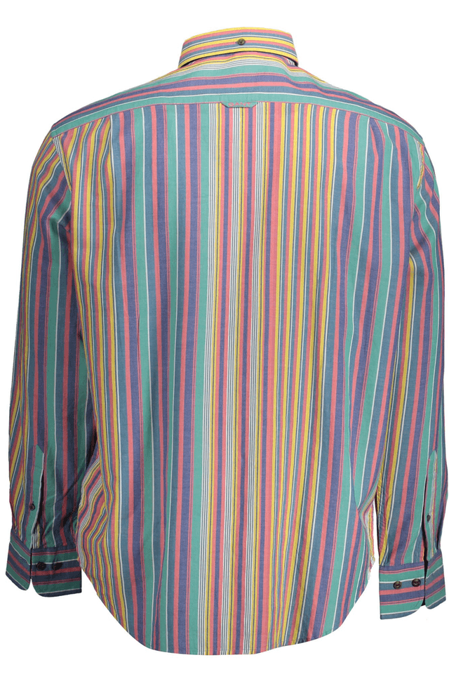 2187GANT CAMICIA MANICHE LUNGHE UOMO AZZURRO