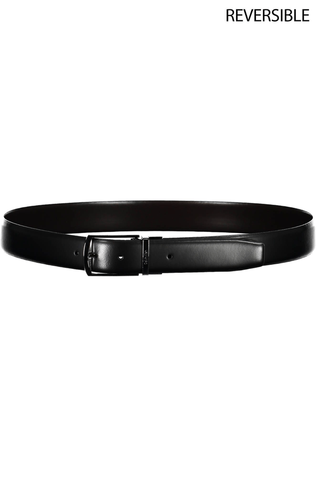 3214CALVIN KLEIN CINTURA IN PELLE UOMO NERO