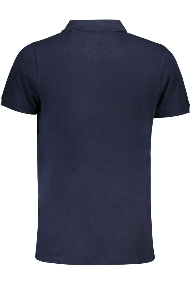 9138TOMMY HILFIGER POLO MANICHE CORTE UOMO BLU