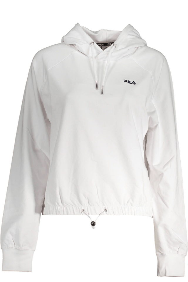 3578FILA FELPA SENZA ZIP DONNA BIANCO