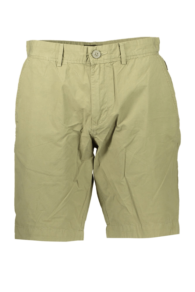 7684NAPAPIJRI PANTALONE BERMUDA UOMO VERDE