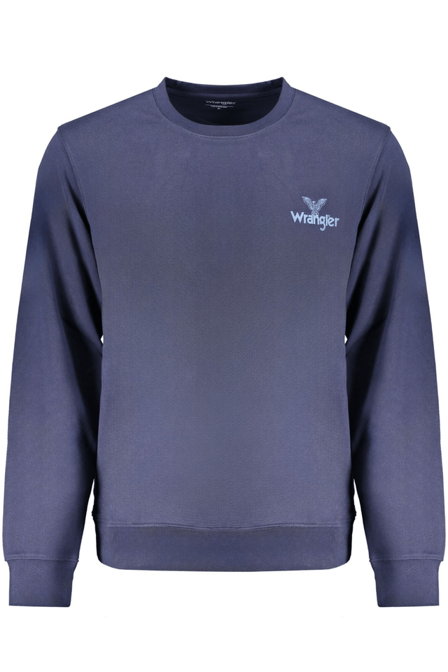 9979WRANGLER FELPA SENZA ZIP UOMO BLU