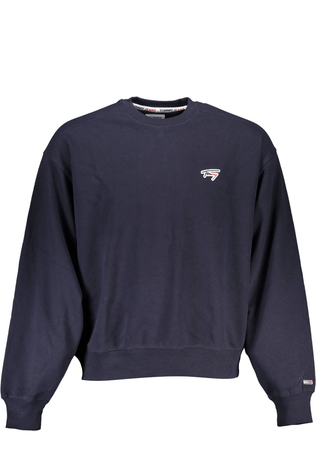 4671TOMMY HILFIGER FELPA SENZA ZIP UOMO BLU