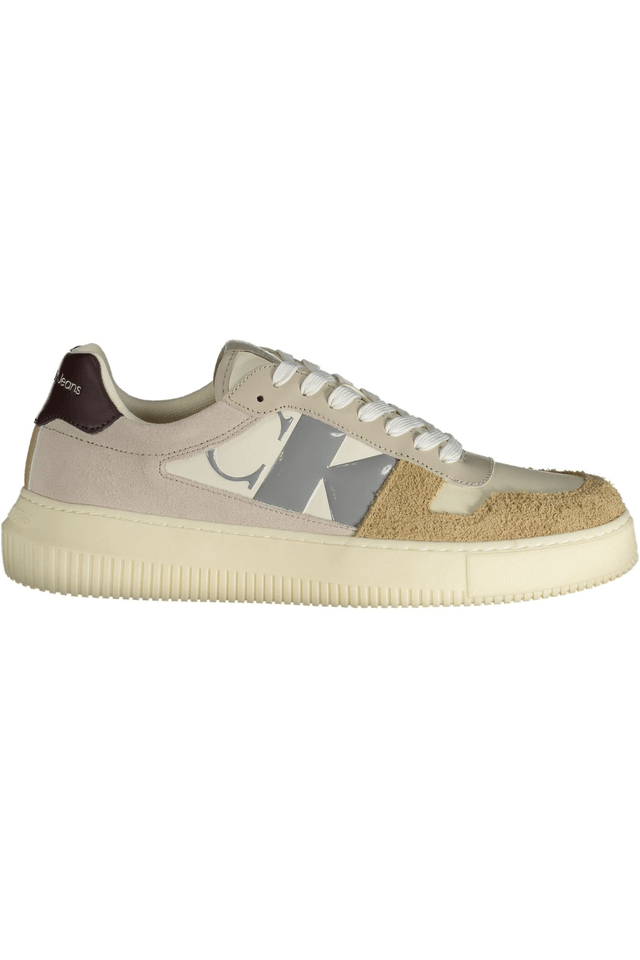 9909CALVIN KLEIN CALZATURA SPORTIVA UOMO BEIGE