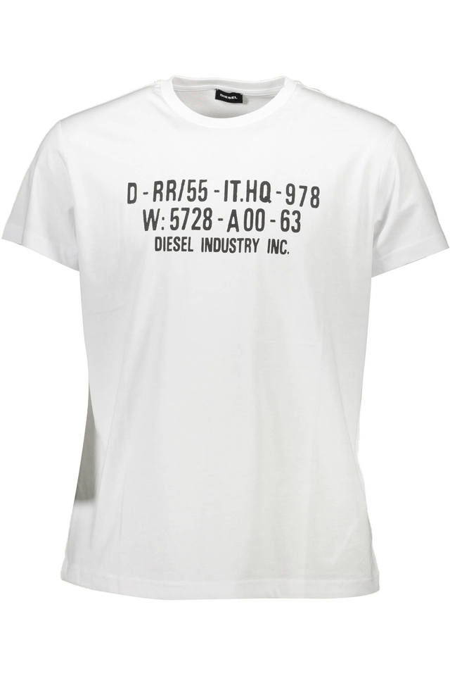 124DIESEL T-SHIRT MANICHE CORTE UOMO BIANCO