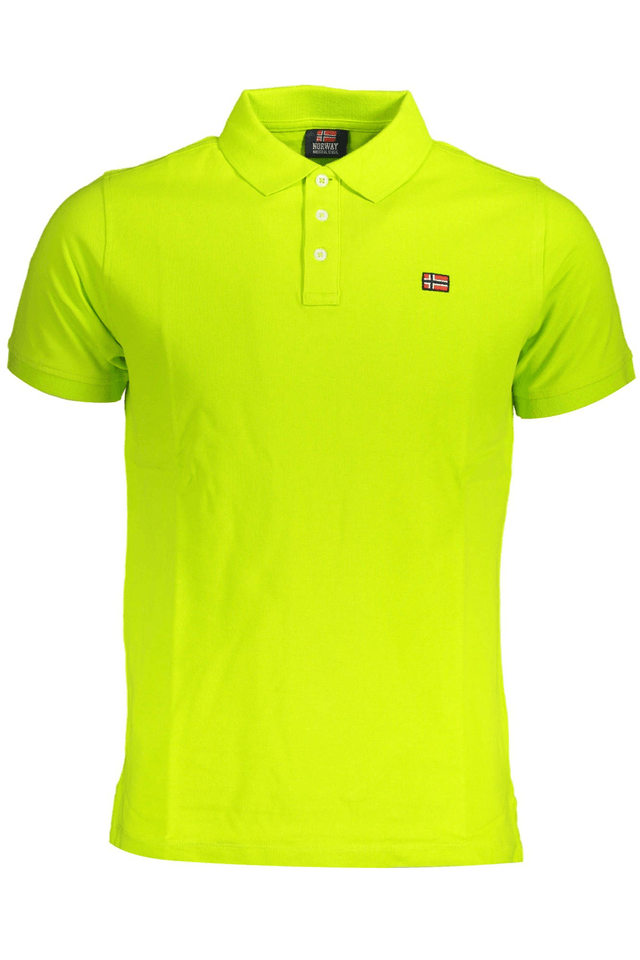 3926NORWAY 1963 POLO MANICHE CORTE UOMO GIALLO