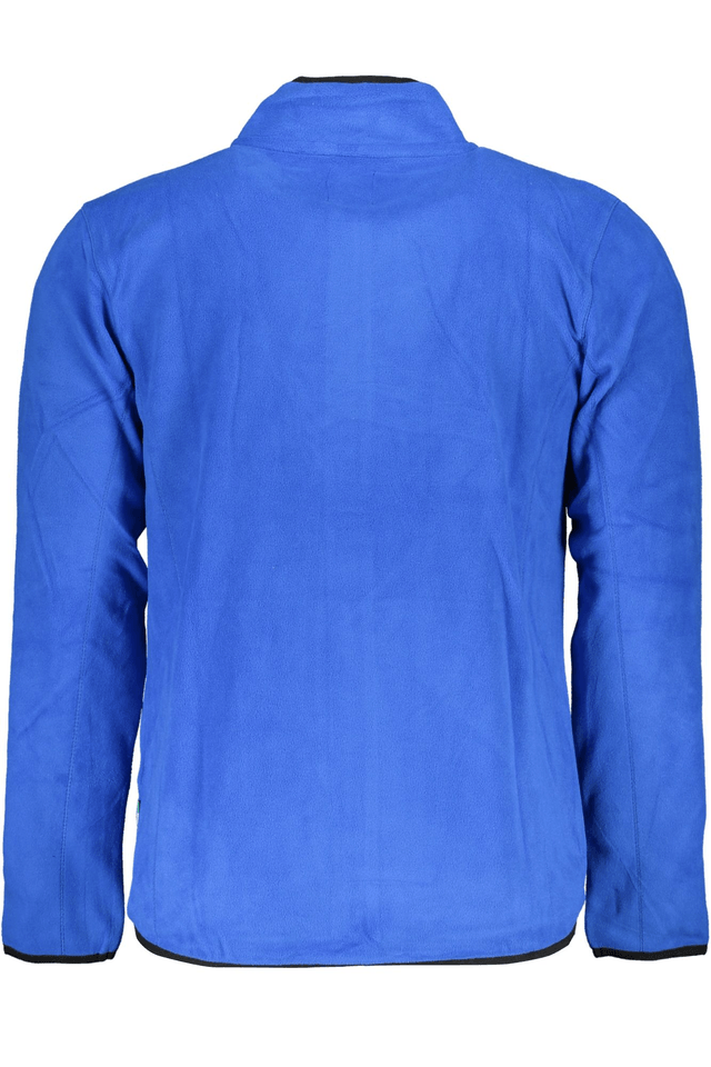 6148GIAN MARCO VENTURI FELPA CON ZIP UOMO BLU