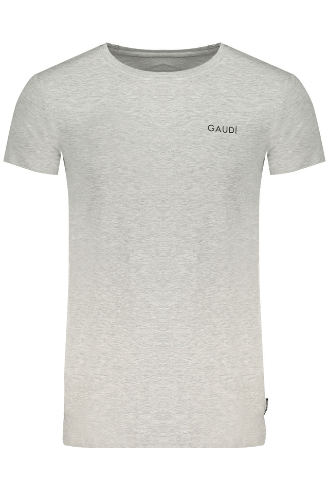 9077GAUD� T-SHIRT MANICHE CORTE UOMO GRIGIO
