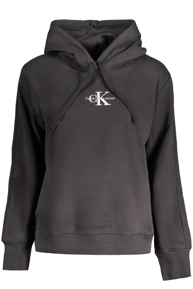 10565CALVIN KLEIN FELPA SENZA ZIP DONNA NERO