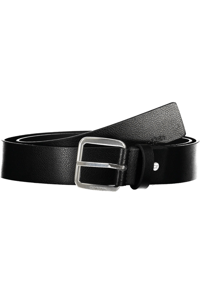 6388CALVIN KLEIN CINTURA IN PELLE UOMO NERO