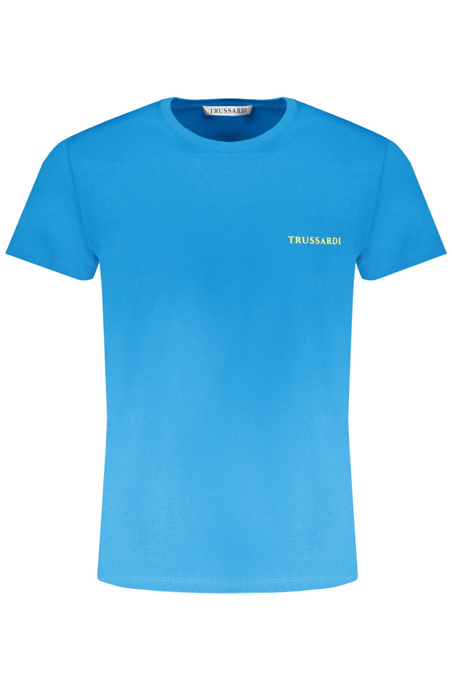 8889TRUSSARDI T-SHIRT MANICHE CORTE UOMO AZZURRO