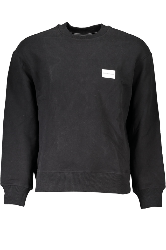 7231CALVIN KLEIN FELPA SENZA ZIP DONNA NERO