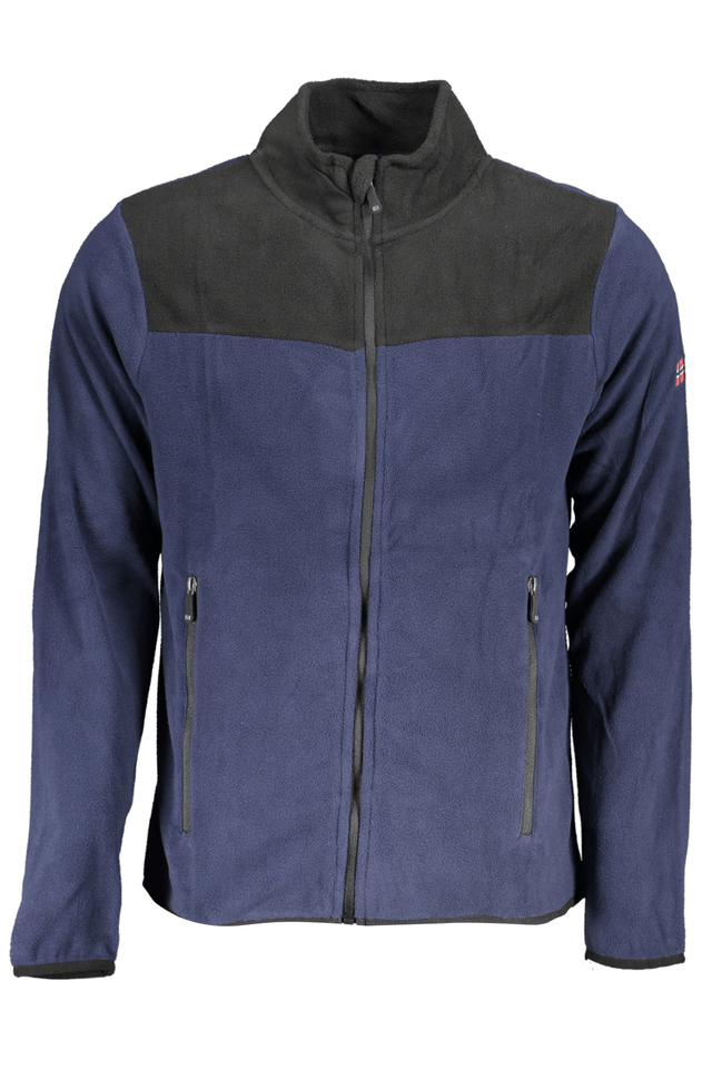 5941NORWAY 1963 FELPA CON ZIP UOMO BLU