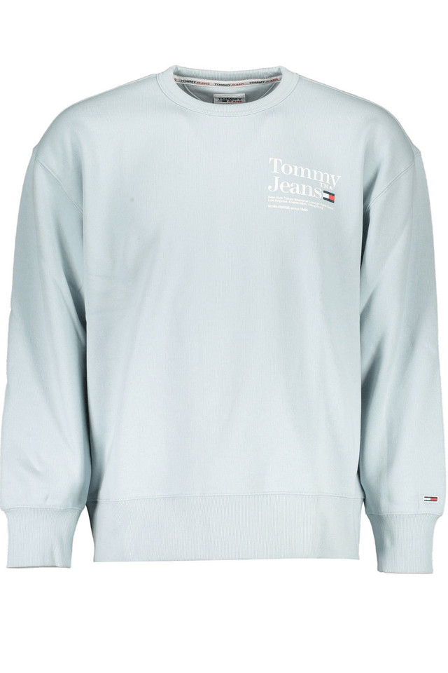 2562TOMMY HILFIGER FELPA SENZA ZIP UOMO AZZURRO