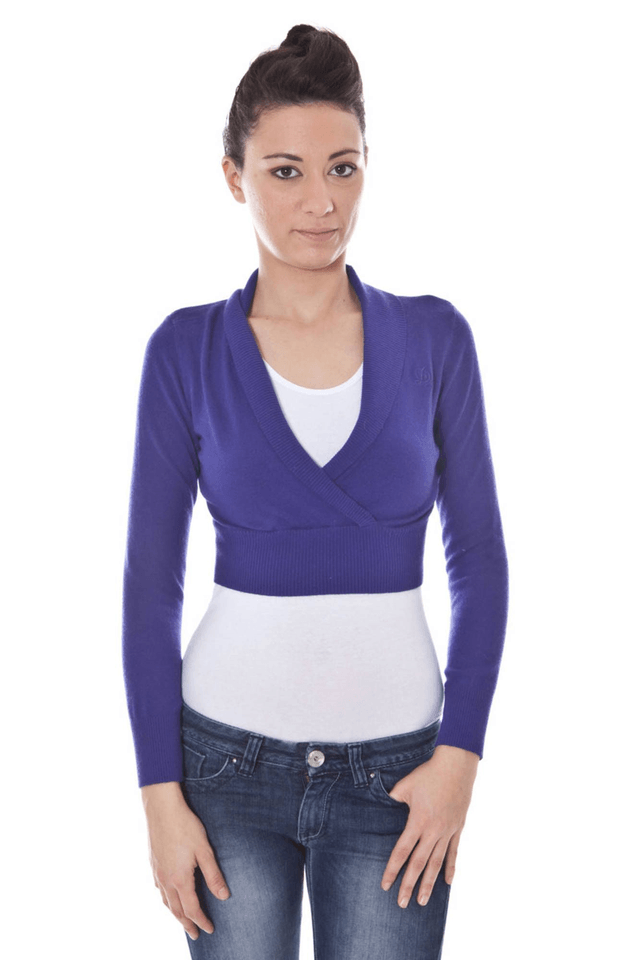 418DATCH COPRISPALLE MANICHE LUNGHE DONNA VIOLA
