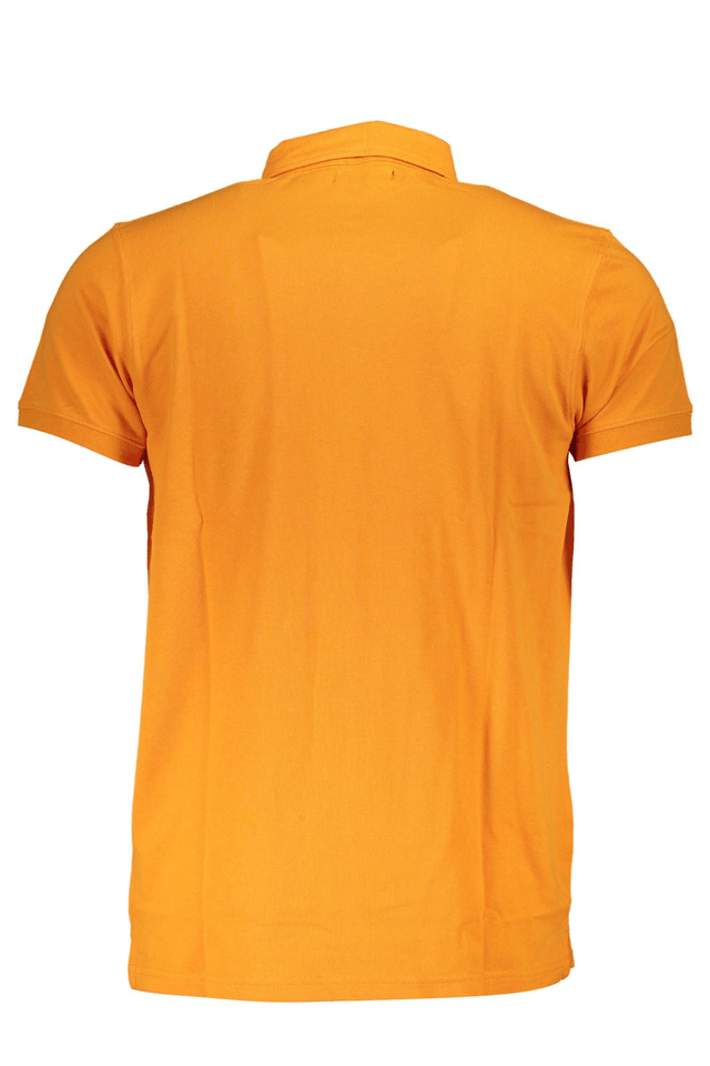 4568CAVALLI CLASS POLO MANICHE CORTE UOMO ARANCIO