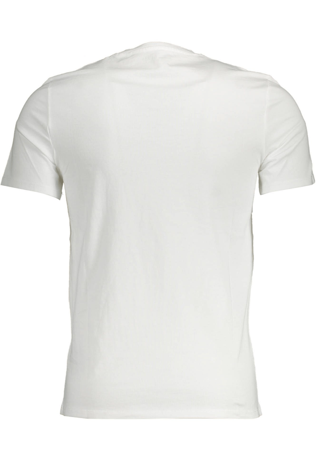 855GUESS JEANS T-SHIRT MANICHE CORTE UOMO BIANCO