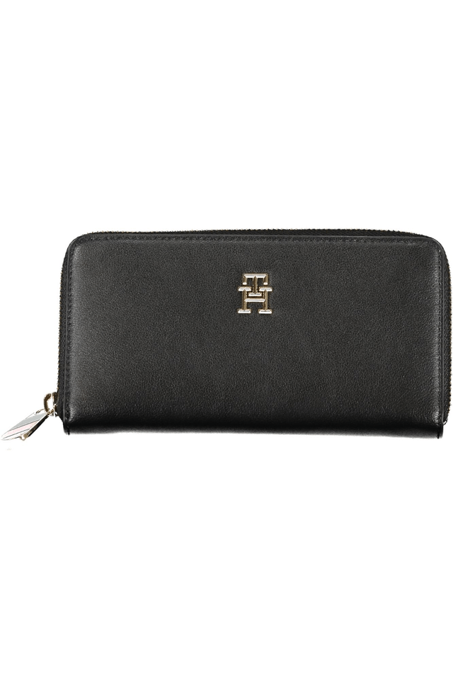 7332TOMMY HILFIGER PORTAFOGLIO DONNA NERO