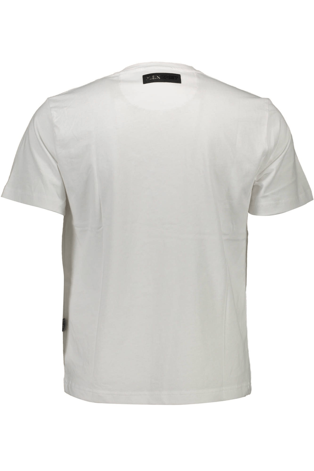 1213PLEIN SPORT T-SHIRT MANICHE CORTE UOMO BIANCO