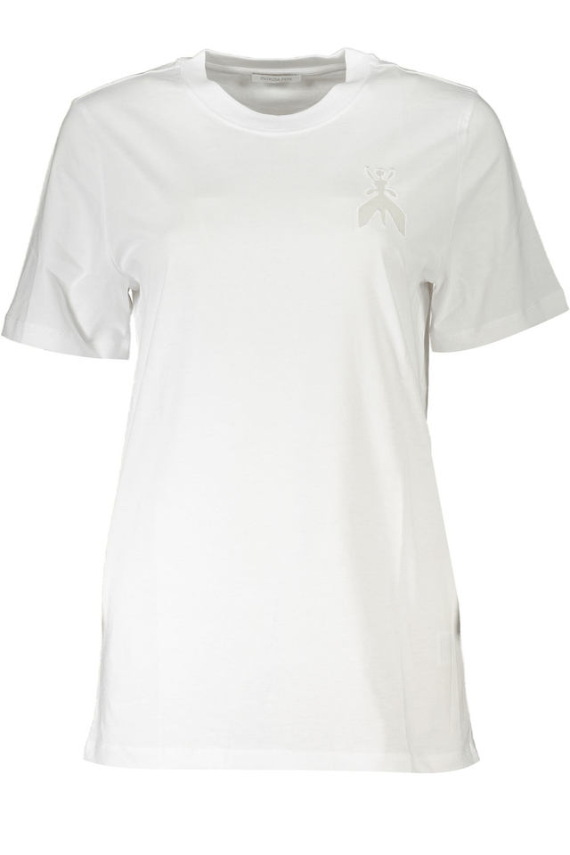 7665PATRIZIA PEPE T-SHIRT MANICHE CORTE DONNA BIANCO
