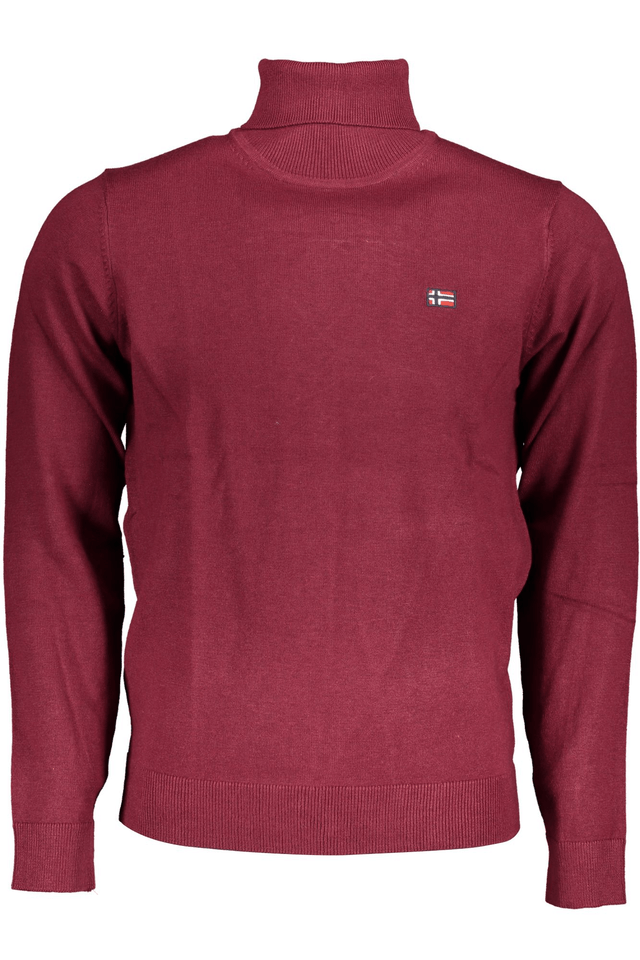 6594NORWAY 1963 MAGLIONE UOMO VIOLA