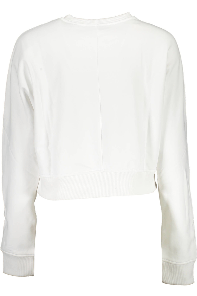 2608CALVIN KLEIN FELPA SENZA ZIP DONNA BIANCO