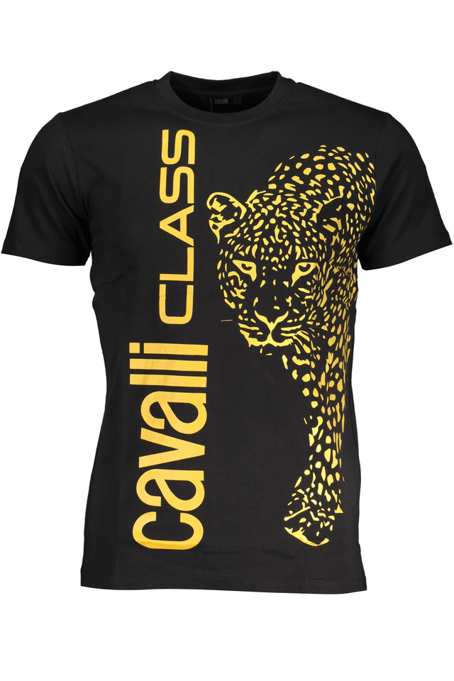 7819CAVALLI CLASS T-SHIRT MANICHE CORTE UOMO NERO