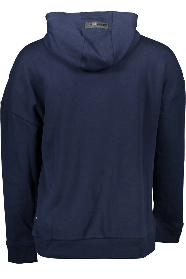1217PLEIN SPORT FELPA SENZA ZIP UOMO BLU