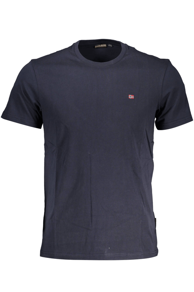 3454NAPAPIJRI T-SHIRT MANICHE CORTE UOMO BLU