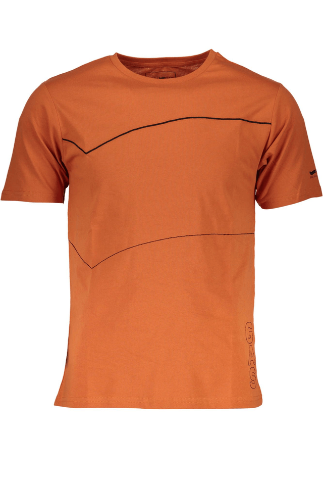 40GAS T-SHIRT MANICHE CORTE UOMO ARANCIO