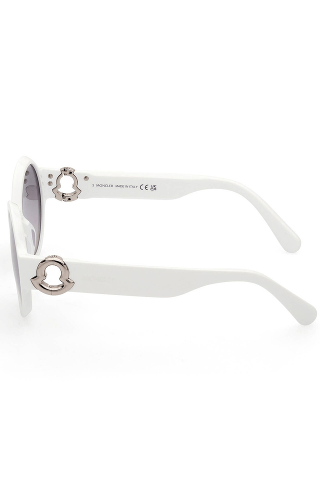 4345MONCLER OCCHIALE DA SOLE DONNA BIANCO