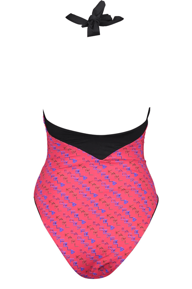 1281KARL LAGERFELD COSTUME INTERO DONNA ROSSO