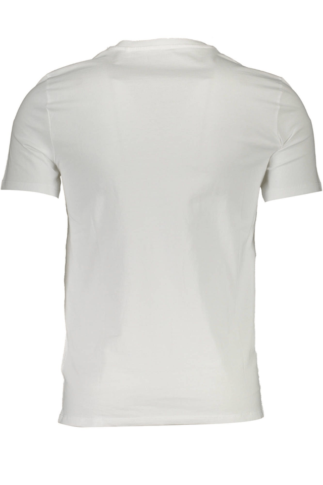 1392GUESS JEANS T-SHIRT MANICHE CORTE UOMO BIANCO