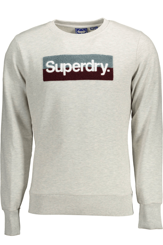 106SUPERDRY FELPA SENZA ZIP UOMO GRIGIO