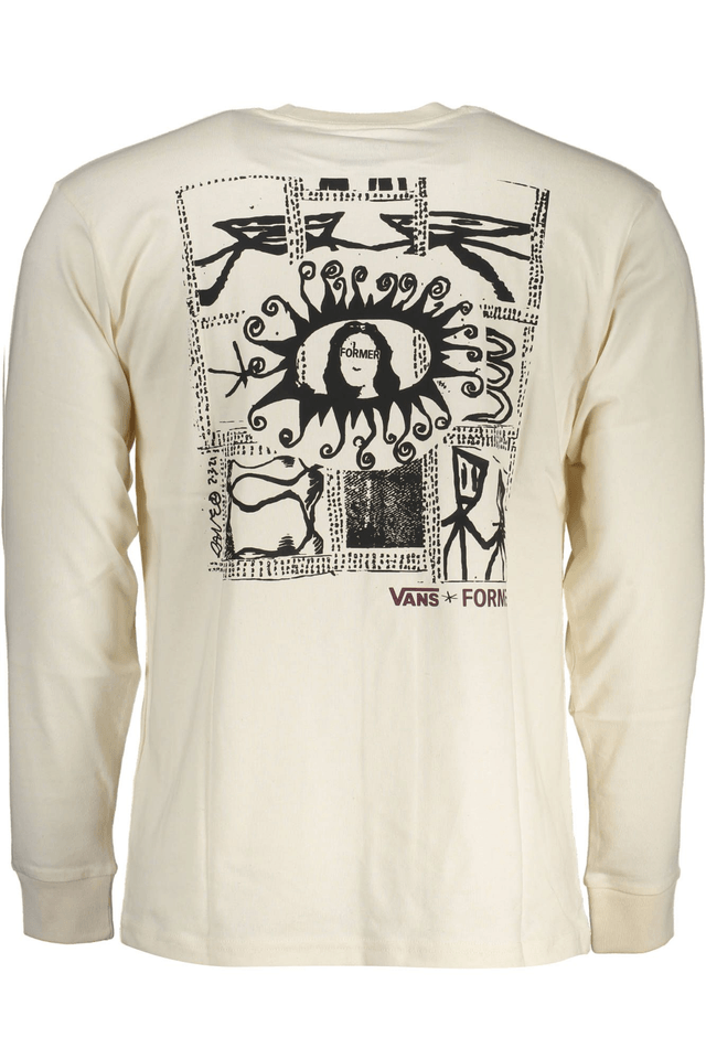 3289VANS T-SHIRT MANICHE LUNGHE UOMO BIANCO