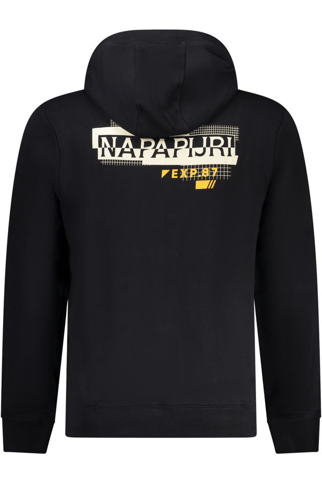 10378NAPAPIJRI FELPA SENZA ZIP UOMO NERO