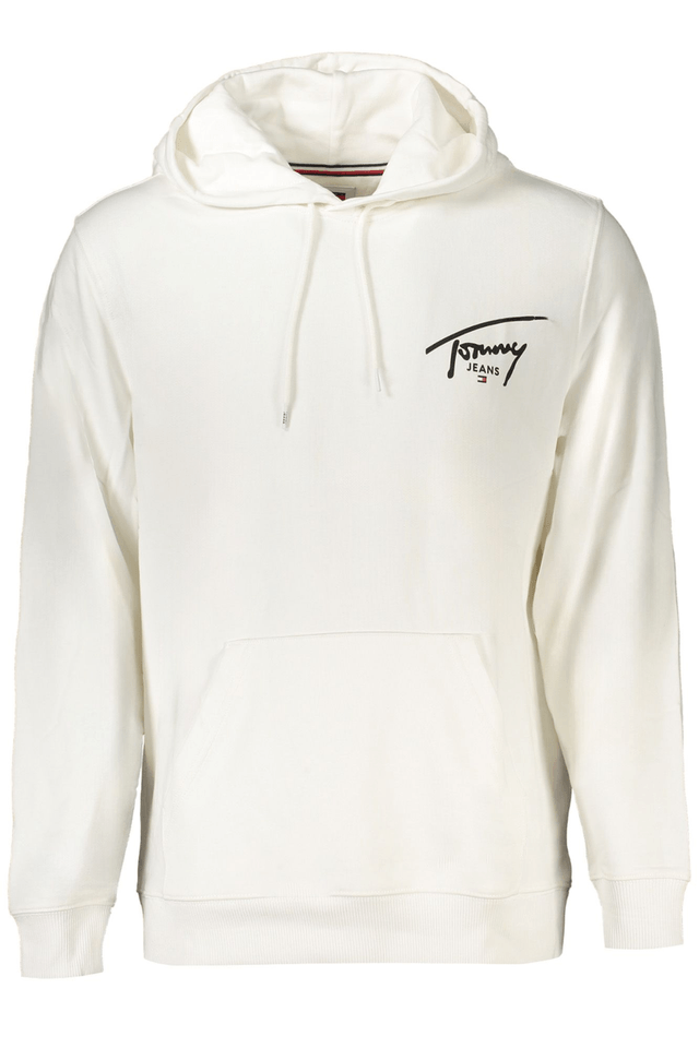 10172TOMMY HILFIGER FELPA SENZA ZIP UOMO BIANCO