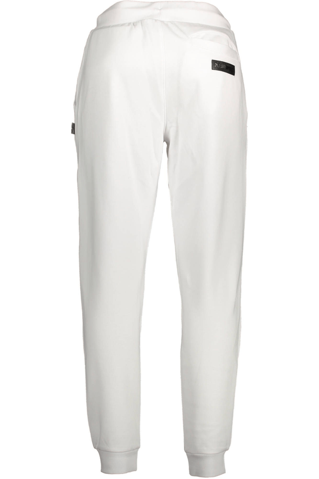 1476PLEIN SPORT PANTALONE UOMO BIANCO
