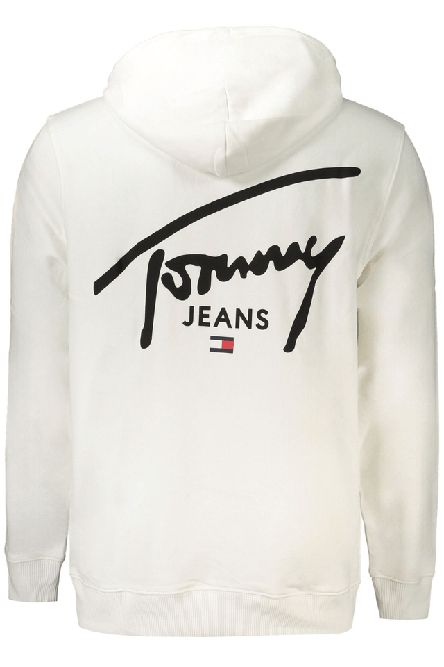 10172TOMMY HILFIGER FELPA SENZA ZIP UOMO BIANCO