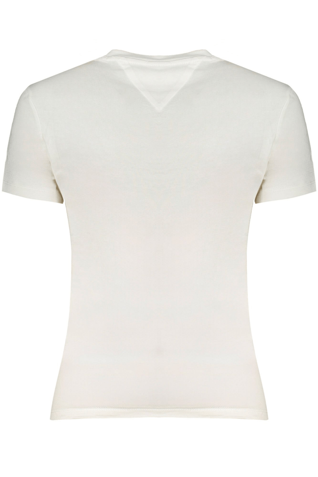 9749TOMMY HILFIGER T-SHIRT MANICHE CORTE DONNA BIANCO