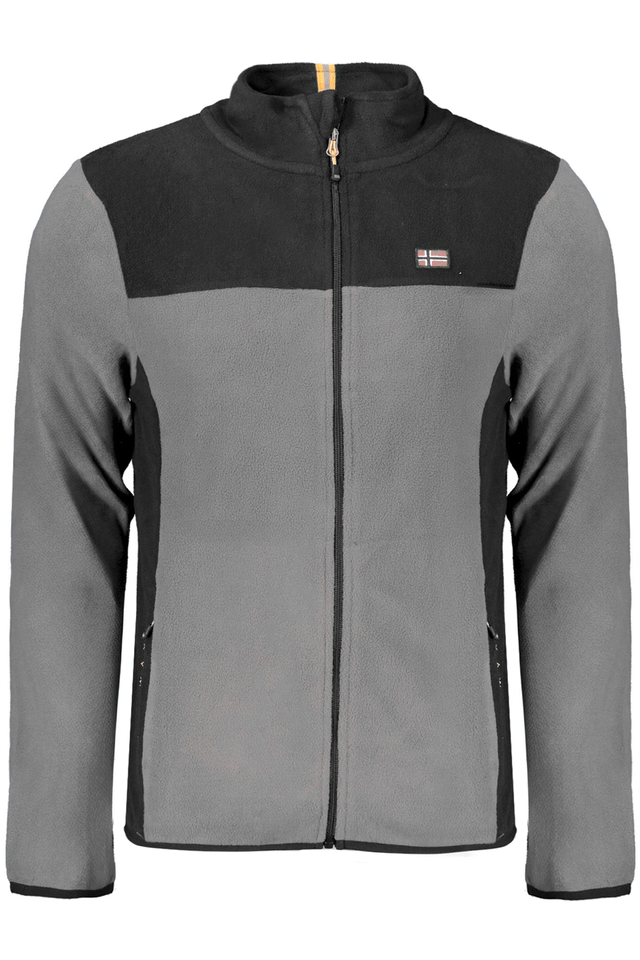 10185NORWAY 1963 FELPA CON ZIP UOMO GRIGIO