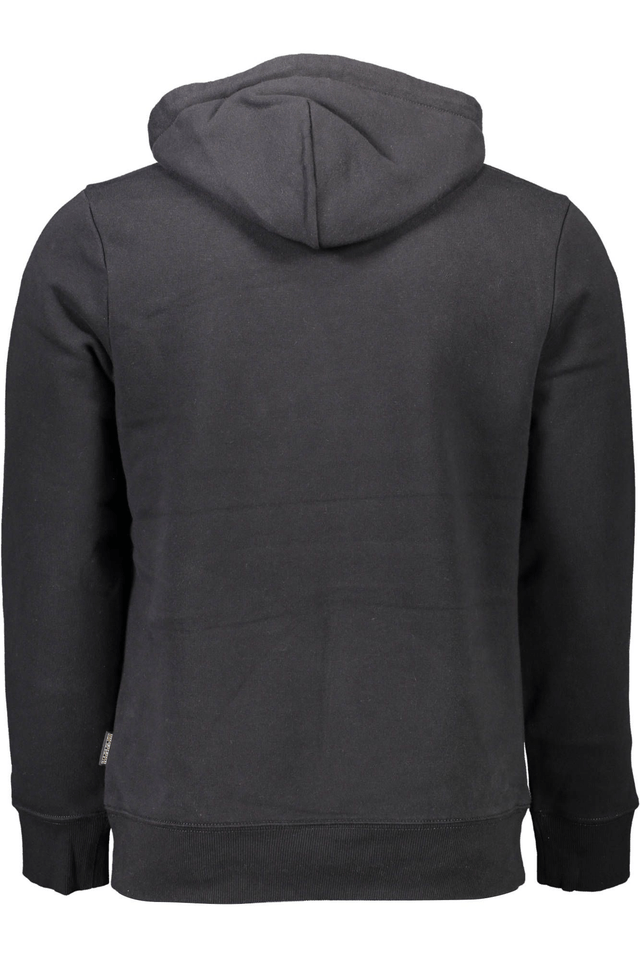 1068NAPAPIJRI FELPA SENZA ZIP UOMO NERO