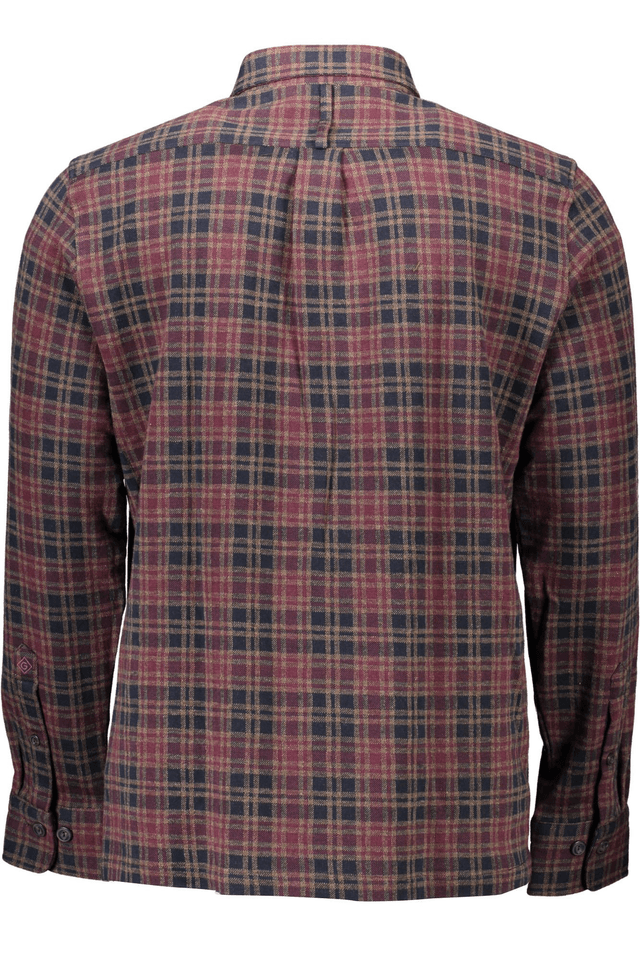 1115GANT CAMICIA MANICHE LUNGHE UOMO MARRONE
