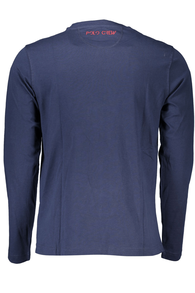 6933LA MARTINA T-SHIRT MANICHE LUNGHE UOMO BLU