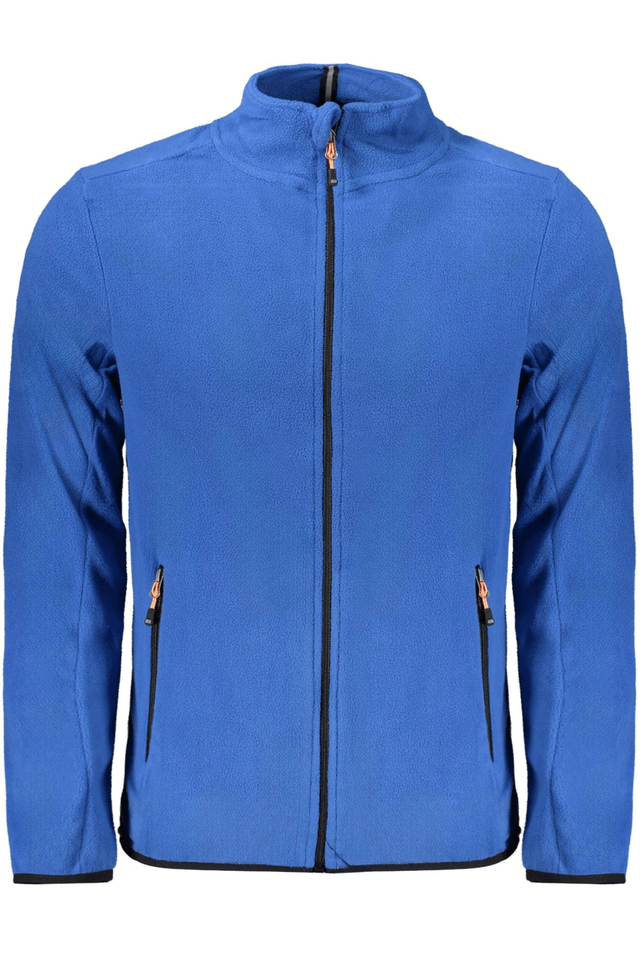 10182NORWAY 1963 FELPA CON ZIP UOMO BLU