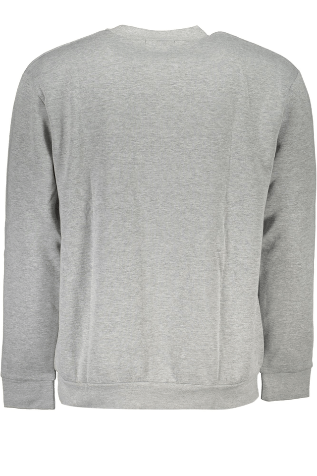 7955CAVALLI CLASS FELPA SENZA ZIP UOMO GRIGIO