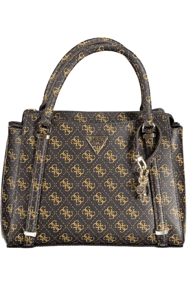 9916GUESS JEANS BORSA DONNA MARRONE