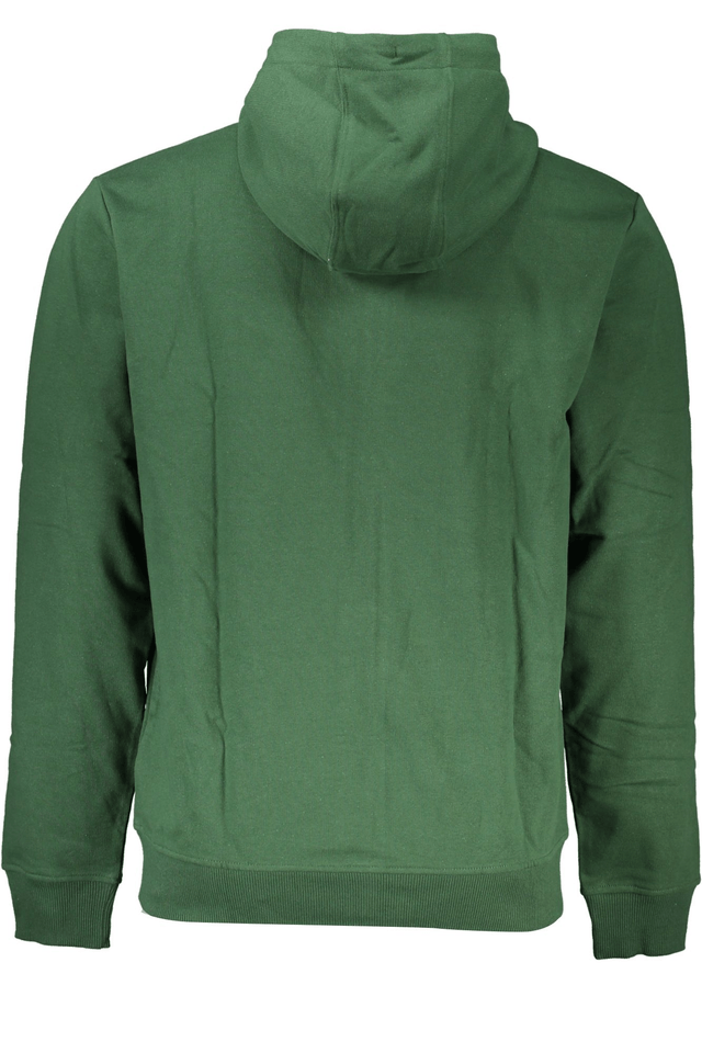 6972TOMMY HILFIGER FELPA CON ZIP UOMO VERDE