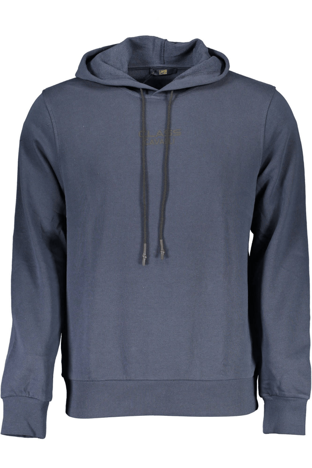 1383CAVALLI CLASS FELPA SENZA ZIP UOMO BLU